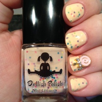 Dollish Polish's Get Your Sprinkle On!: Vanilla Custard with Sprinkles
